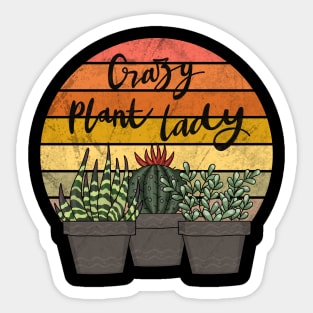 Crazy Plant Lady Sticker